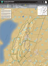 Cricket Mountains OHV Trail Map